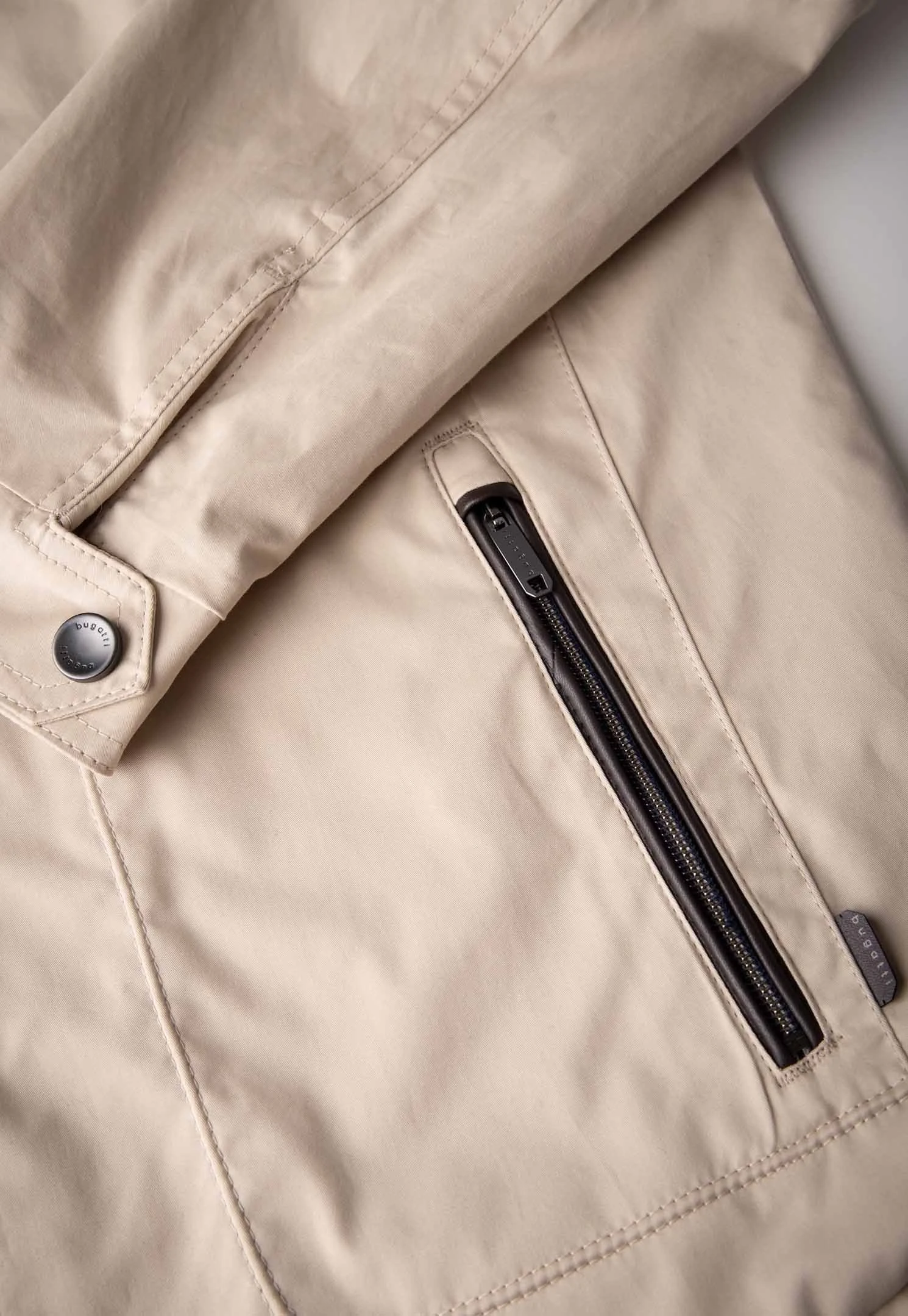 Bugatti Water-Repellent - Bomberjacks - Beige 9 Bugatti Water-Repellent - Bomberjacks - Beige - Afbeelding 7