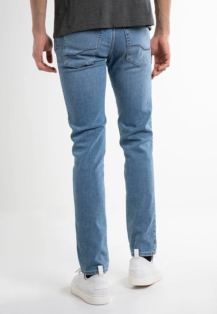Bugatti Straight Leg Jeans - Mid Blue 5 Bugatti Straight Leg Jeans - Mid Blue - Afbeelding 3