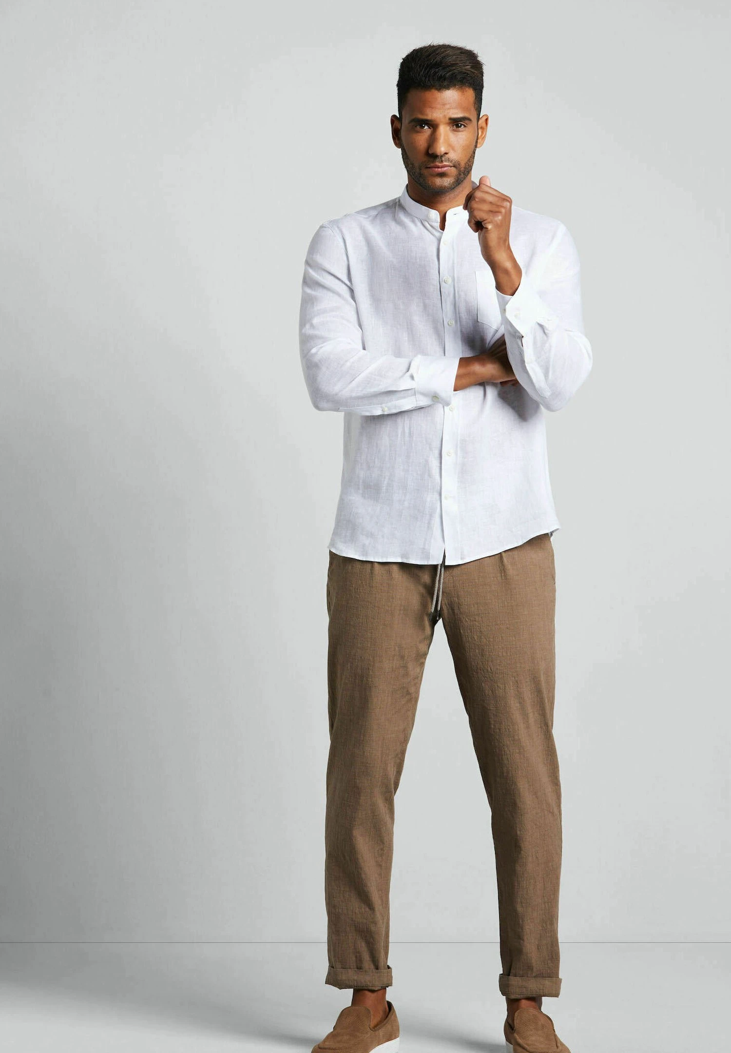 Bugatti Modern Fit - Overhemd - Weiß 4 Bugatti Modern Fit - Overhemd - Weiß - Afbeelding 2