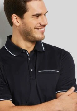 Bugatti 1/2 Arm - Poloshirt - Black 10 Bugatti 1/2 Arm - Poloshirt - Black -Bugatti Winkel 15193ba88a8e48029813b0b990c0da05
