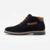 Bugatti Caj - Sportieve Veterschoenen - Dark Blue -Bugatti Winkel 16a54f89a5814265a0761329008d8bbb