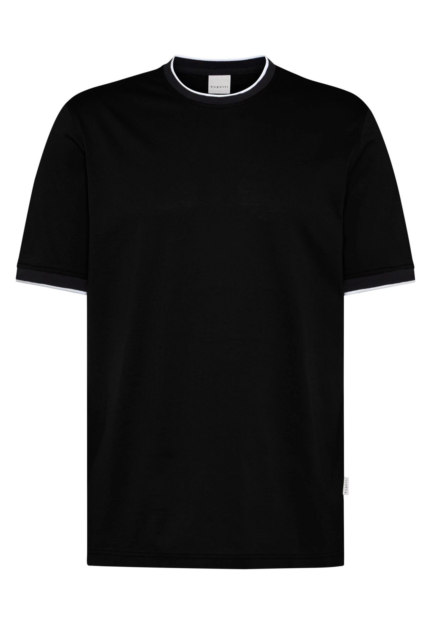 Bugatti 1/2 Arm - T-Shirt Basic - Schwarz 3 Bugatti 1/2 Arm - T-Shirt Basic - Schwarz