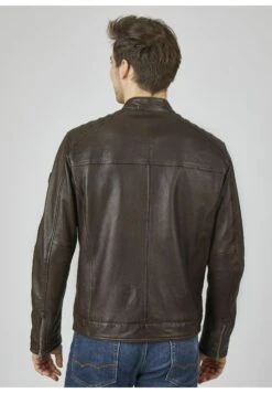 Bugatti Mit Stehkragen Und Druckknopfriegel - Leren Jas - Dunkelbraun 10 Bugatti Mit Stehkragen Und Druckknopfriegel - Leren Jas - Dunkelbraun -Bugatti Winkel 19d43e3bd43d4173b5443a5f240dbf6f