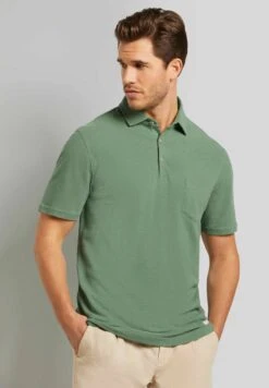 Bugatti Unifarbenes - Poloshirt - Moos