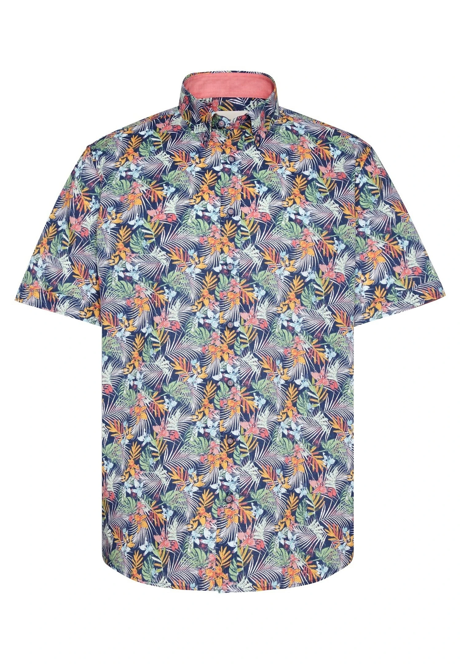 Bugatti Print Modern Fit - Overhemd - Marine 6 Bugatti Print Modern Fit - Overhemd - Marine - Afbeelding 4