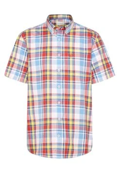 Bugatti 1/2 Arm - Overhemd - Rot