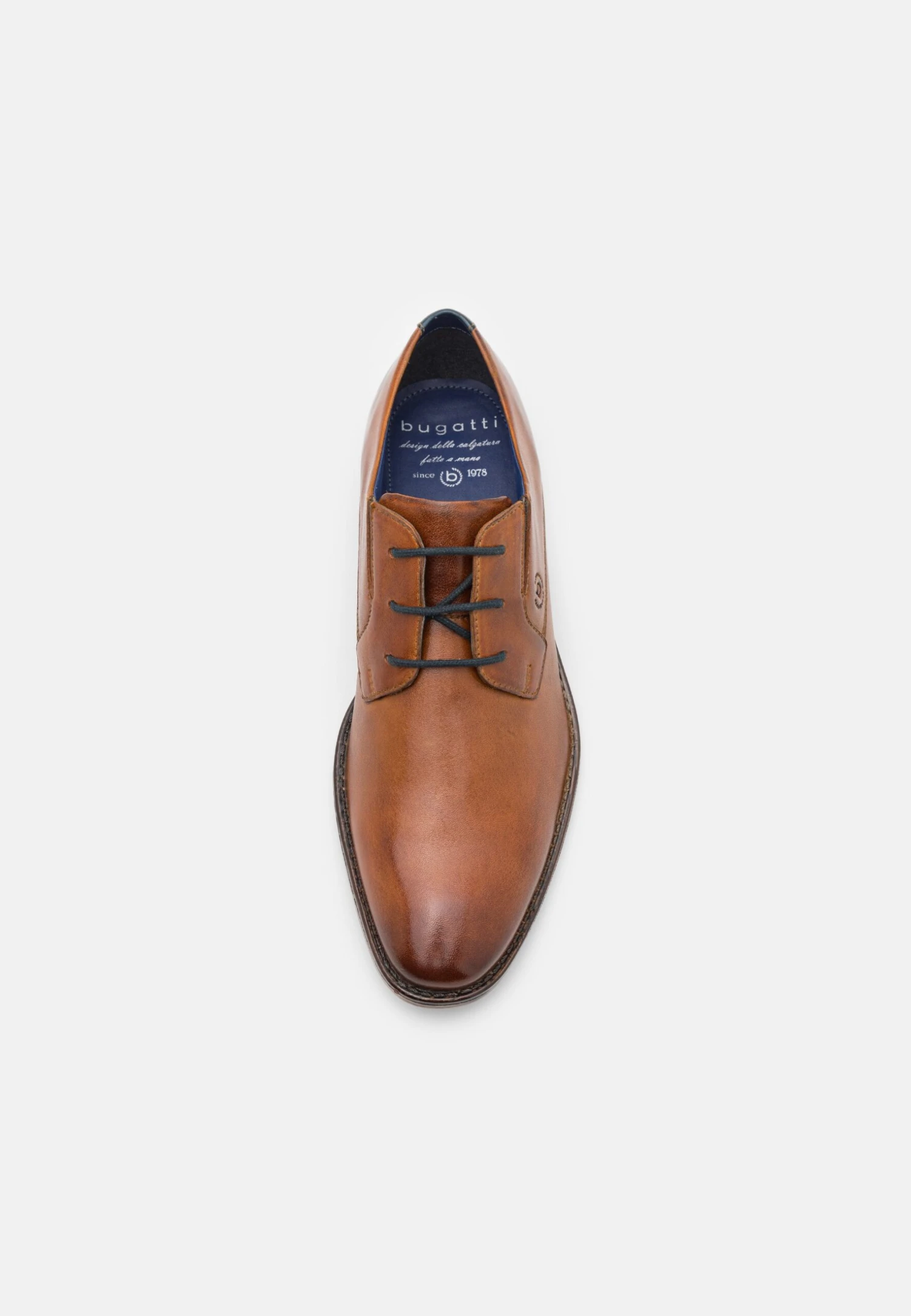 Bugatti Rinaldo - Veterschoenen - Cognac 6 Bugatti Rinaldo - Veterschoenen - Cognac - Afbeelding 4