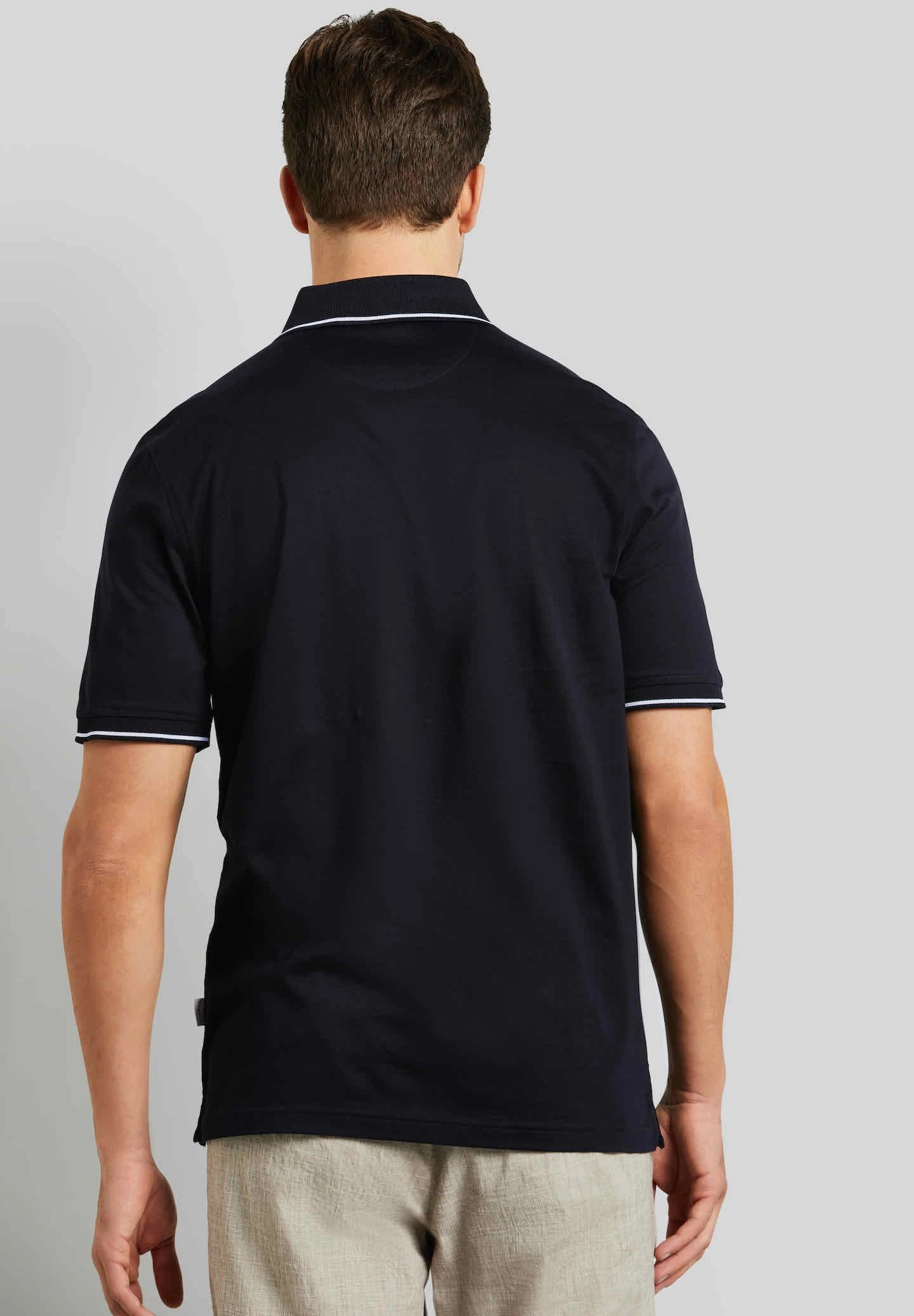 Bugatti 1/2 Arm - Poloshirt - Black 4 Bugatti 1/2 Arm - Poloshirt - Black - Afbeelding 2