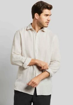 Bugatti Modern Fit - Overhemd - Beige