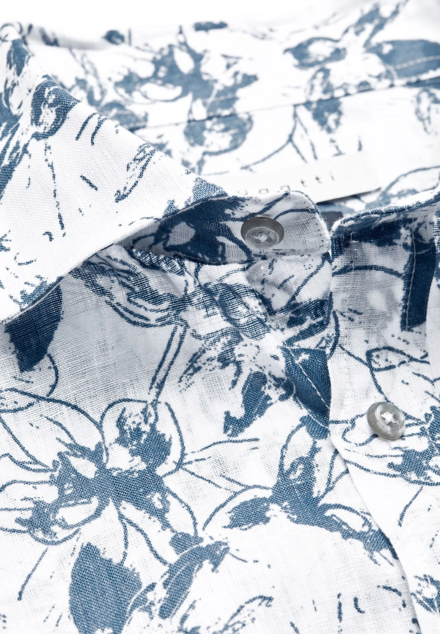 Bugatti Print Modern Fit - Overhemd - Blaugrau 7 Bugatti Print Modern Fit - Overhemd - Blaugrau - Afbeelding 5