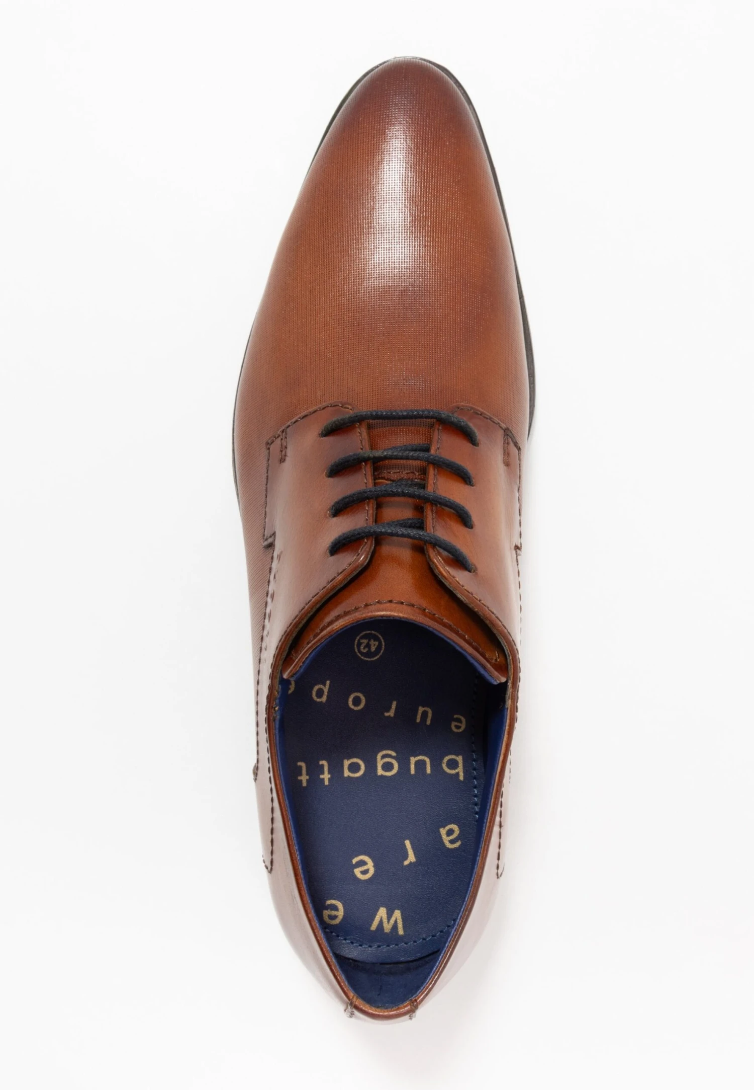 Bugatti Lucas - Veterschoenen - Cognac 4 Bugatti Lucas - Veterschoenen - Cognac - Afbeelding 2