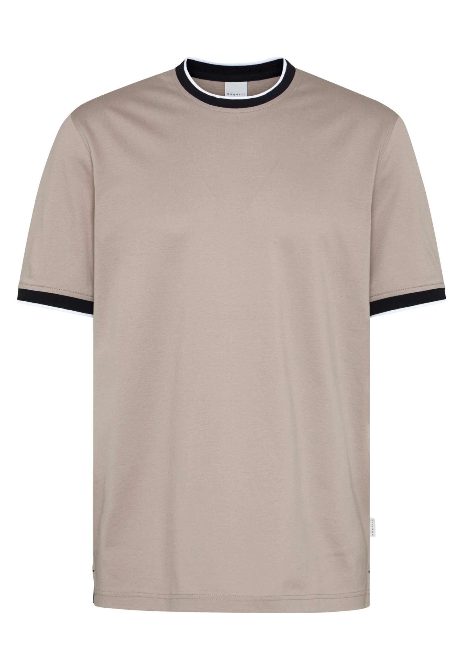 Bugatti 1/2 Arm - T-Shirt Basic - Beige 3 Bugatti 1/2 Arm - T-Shirt Basic - Beige