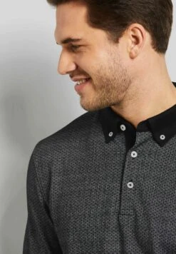 Bugatti Mit Button-Down-Kragen - Poloshirt - Schwarz -Bugatti Winkel 37ee6ae96f4f476c9e2311478b66e960