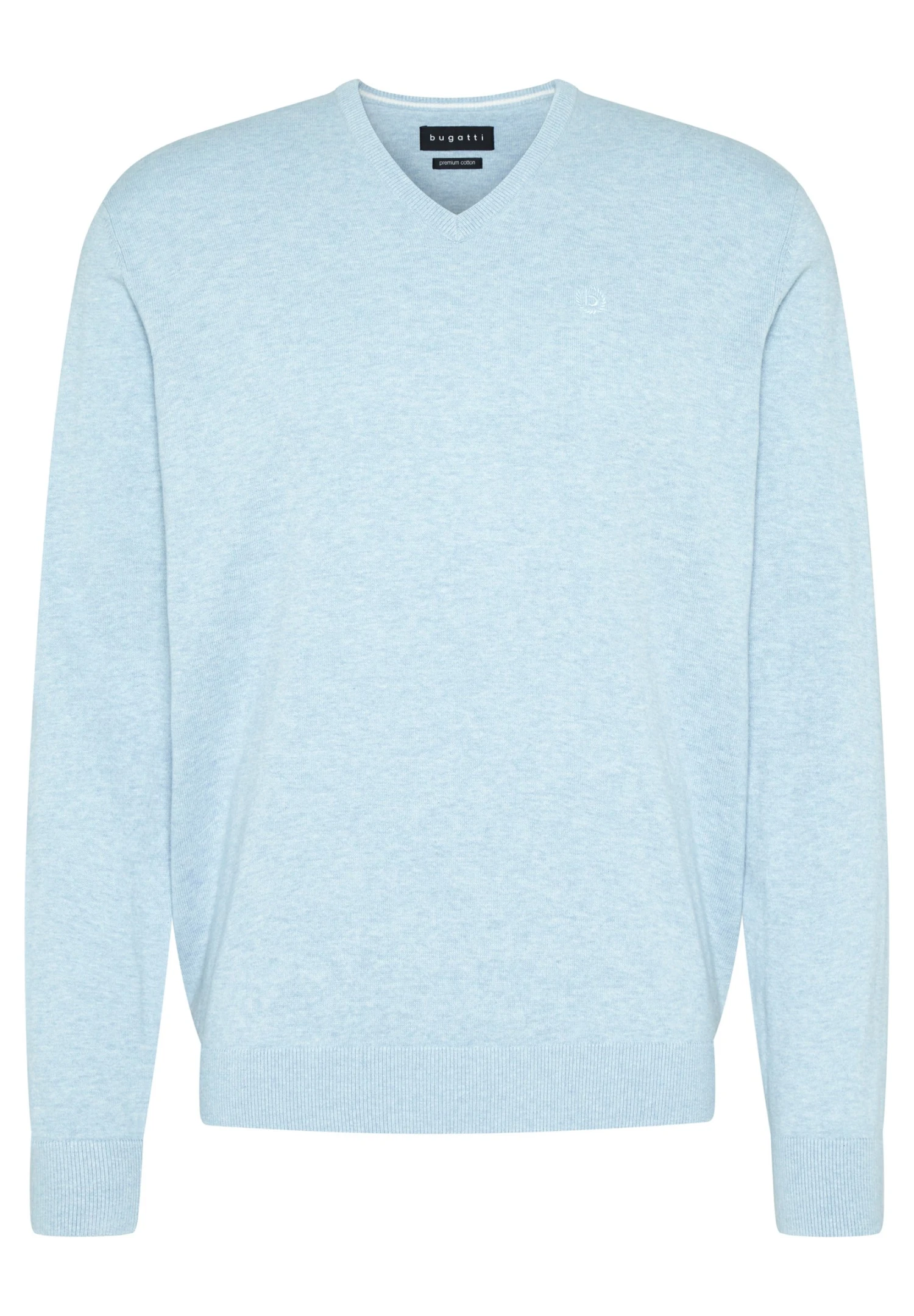 Bugatti V-Neck - Trui - Hellblau 6 Bugatti V-Neck - Trui - Hellblau - Afbeelding 4