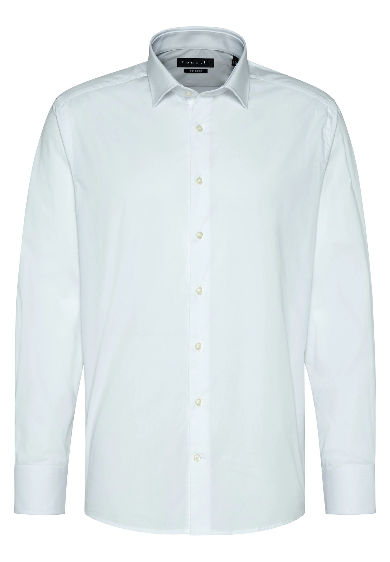 Bugatti Modern Fit - Zakelijk Overhemd - Weiß 3 Bugatti Modern Fit - Zakelijk Overhemd - Weiß