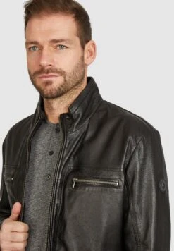 Bugatti Matti - Leren Jas - Schwarz 11 Bugatti Matti - Leren Jas - Schwarz -Bugatti Winkel 48cb60b222f3455fb201084d56f58372