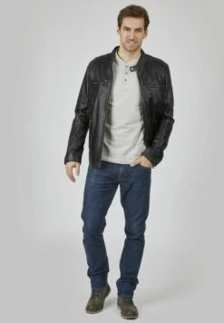 Bugatti Leather Jacket With Snap - Leren Jas - Schwarz 9 Bugatti Leather Jacket With Snap - Leren Jas - Schwarz -Bugatti Winkel 4b2f66847fd64c928478b24de1e4613c