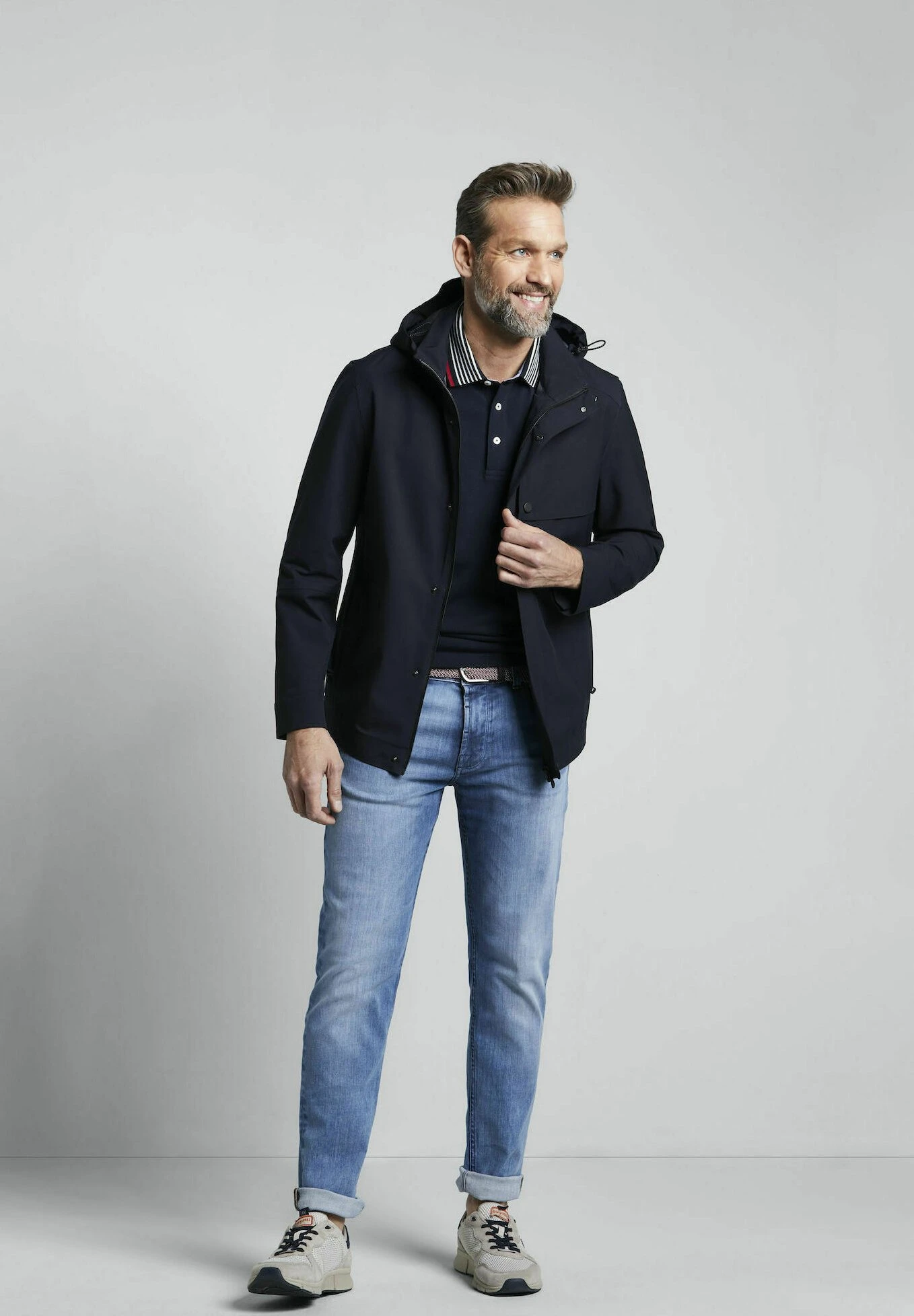 Bugatti Rainseries - Outdoorjas - Marine 4 Bugatti Rainseries - Outdoorjas - Marine - Afbeelding 2