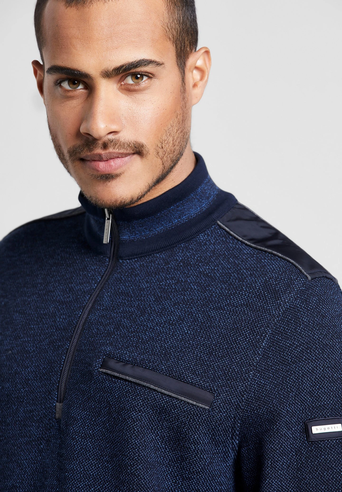 Bugatti Troyer- Sweater - Navy 6 Bugatti Troyer- Sweater - Navy - Afbeelding 4