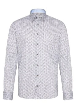 Bugatti 1/1 Arm - Overhemd - Blaugrau