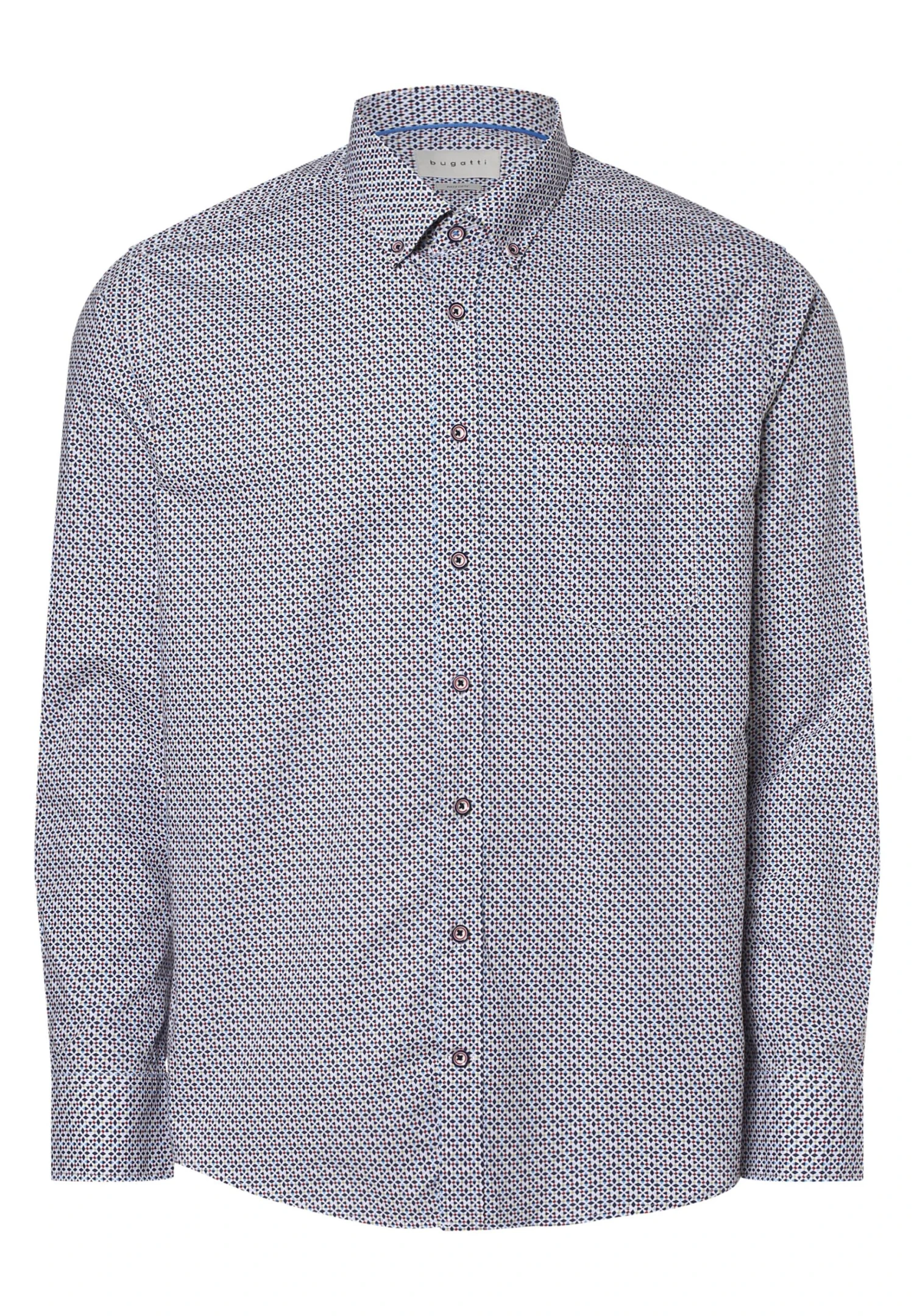 Bugatti Overhemd - Marine Rot 3 Bugatti Overhemd - Marine Rot