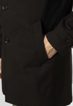 Bugatti Halflange Jas - Schwarz -Bugatti Winkel 57b6fa40ad944f1394173cb428abfff5