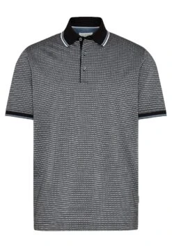 Bugatti 1/2 Arm - Poloshirt - Blue/Grey