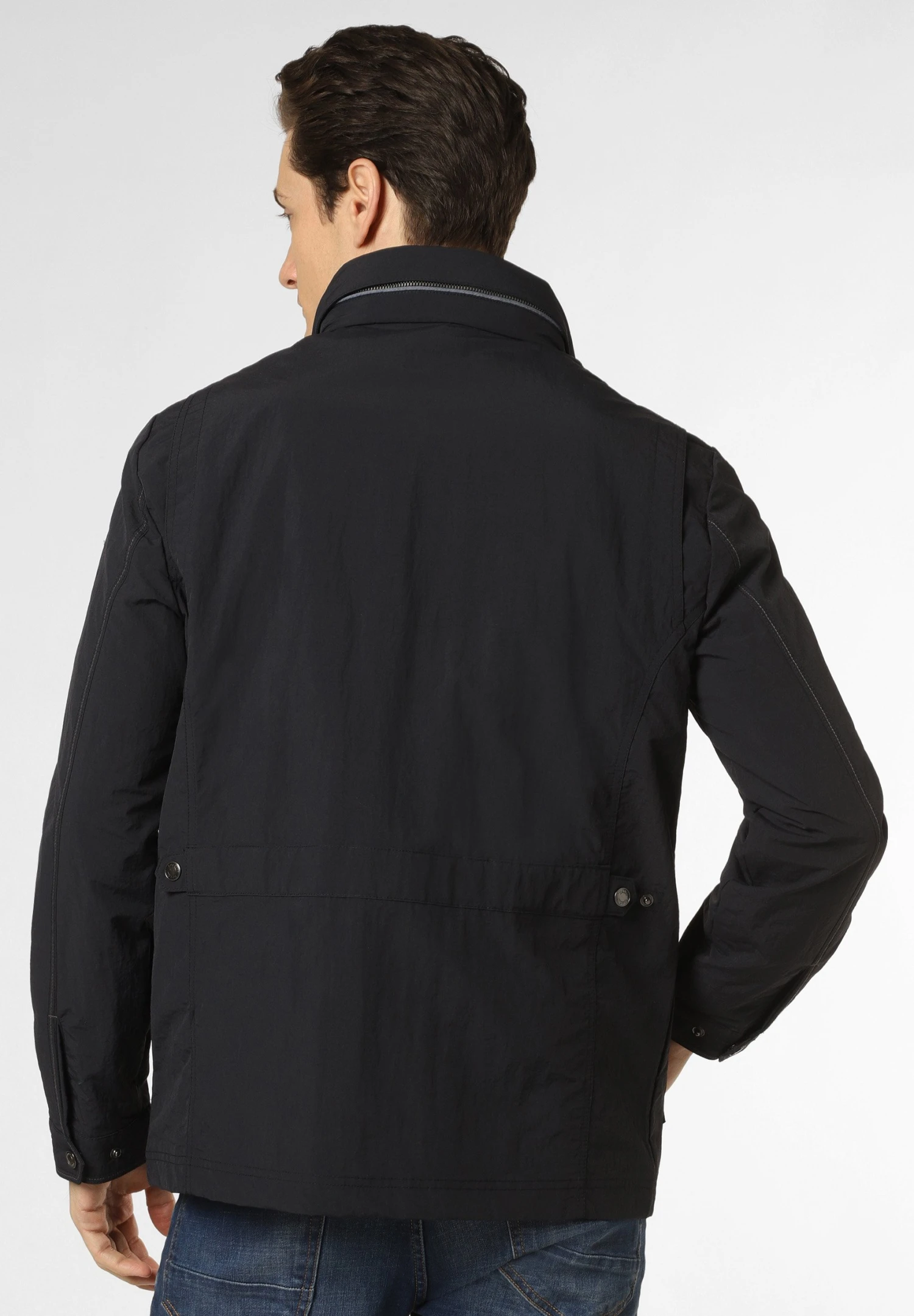 Bugatti Outdoorjas - Marine 4 Bugatti Outdoorjas - Marine - Afbeelding 2