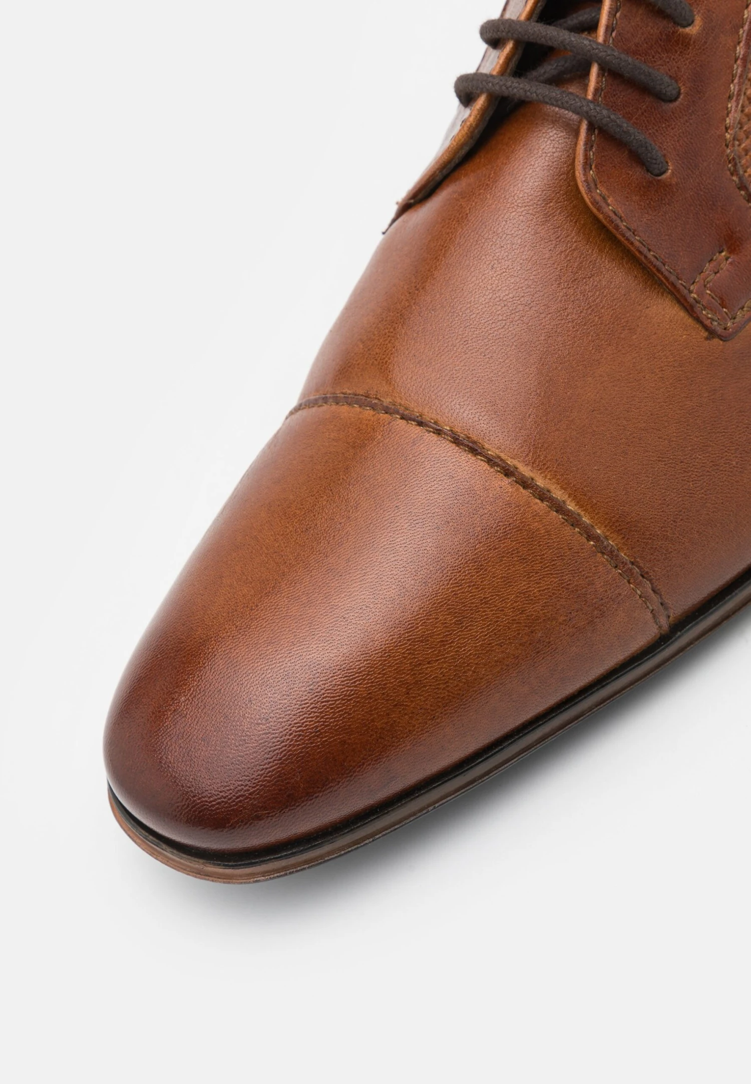 Bugatti Mattia- Veterschoenen - Cognac 8 Bugatti Mattia- Veterschoenen - Cognac - Afbeelding 6