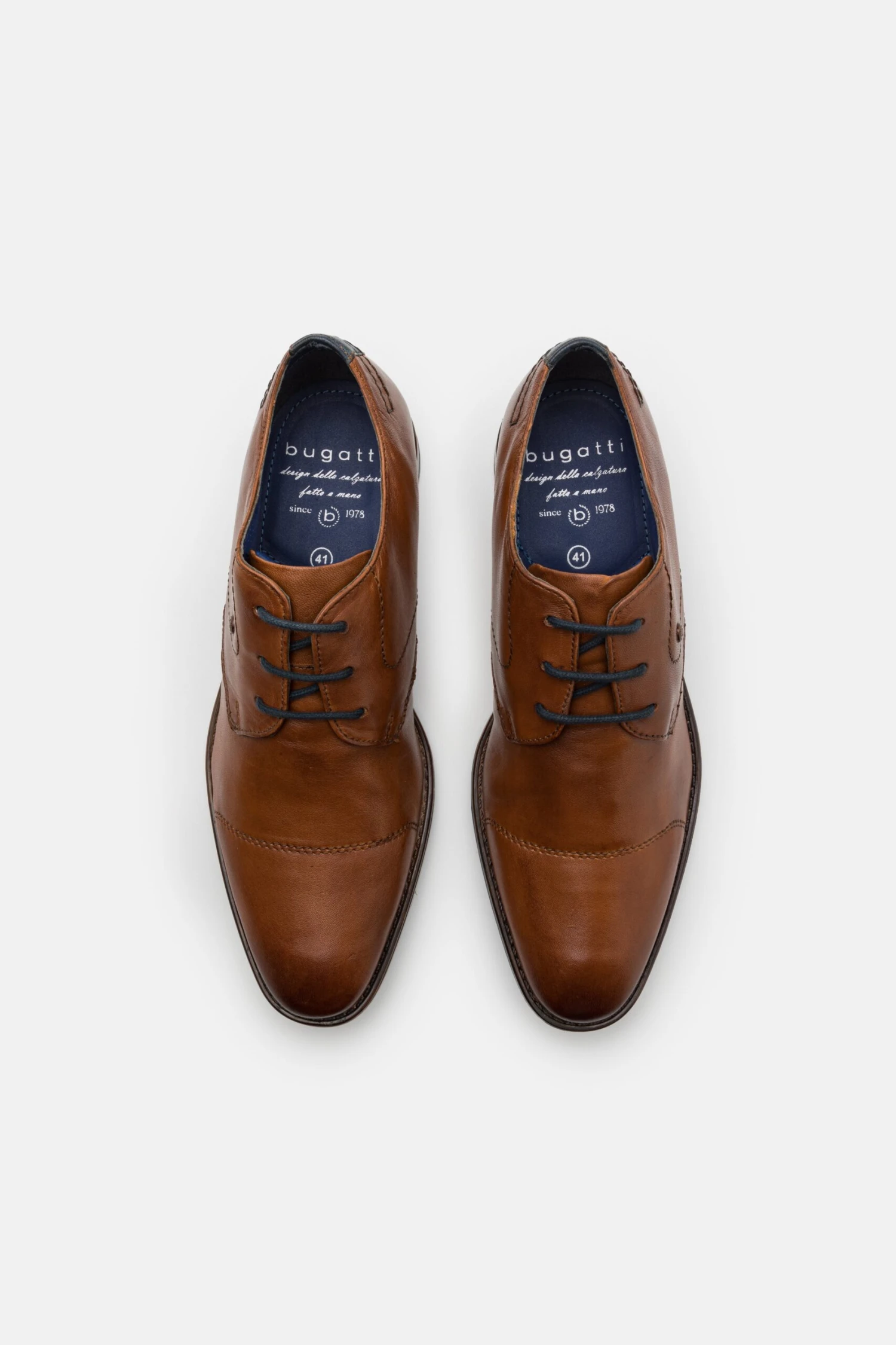 Bugatti Rinaldo Eco - Veterschoenen - Cognac 6 Bugatti Rinaldo Eco - Veterschoenen - Cognac - Afbeelding 4