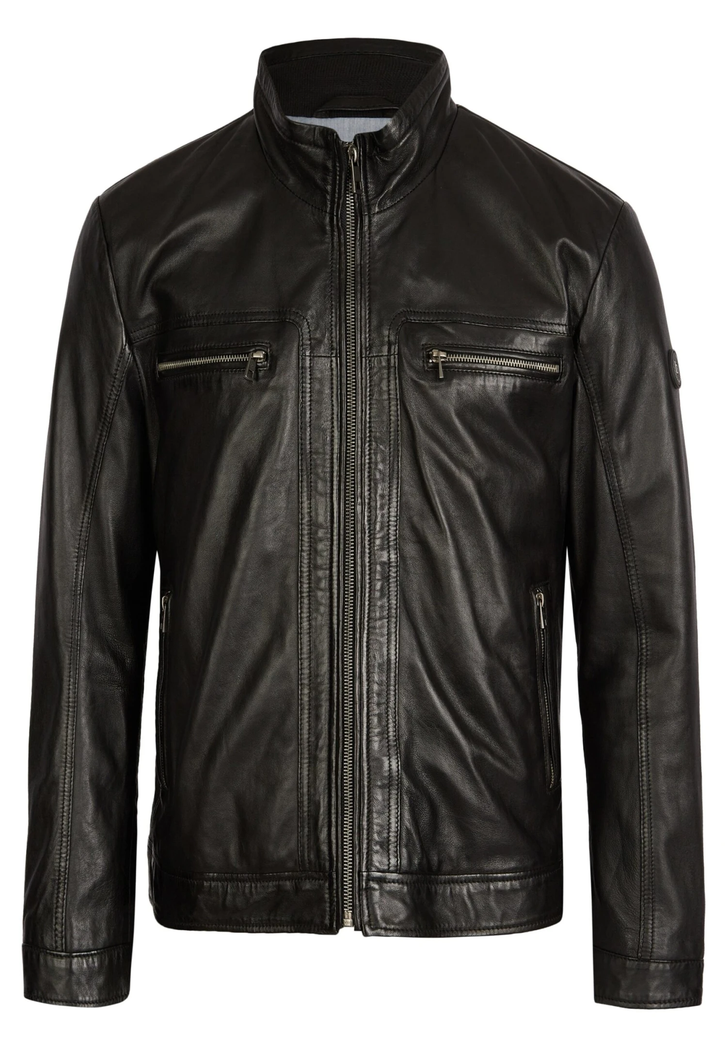 Bugatti Matti - Leren Jas - Schwarz 7 Bugatti Matti - Leren Jas - Schwarz - Afbeelding 5