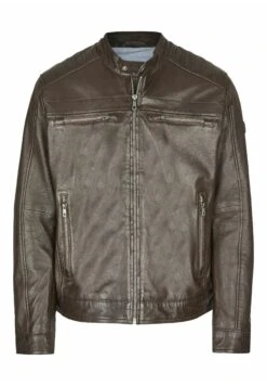 Bugatti Mit Stehkragen Und Druckknopfriegel - Leren Jas - Dunkelbraun 12 Bugatti Mit Stehkragen Und Druckknopfriegel - Leren Jas - Dunkelbraun -Bugatti Winkel 77daceb864874bae90c5fde1bf4f8a80