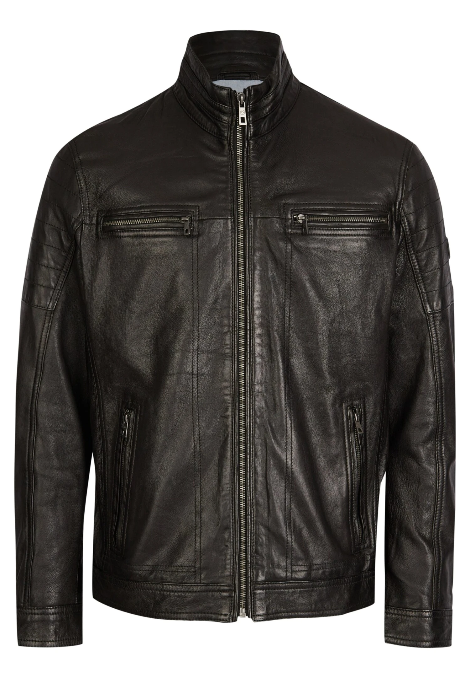 Bugatti Giorgio - Leren Jas - Schwarz 7 Bugatti Giorgio - Leren Jas - Schwarz - Afbeelding 5