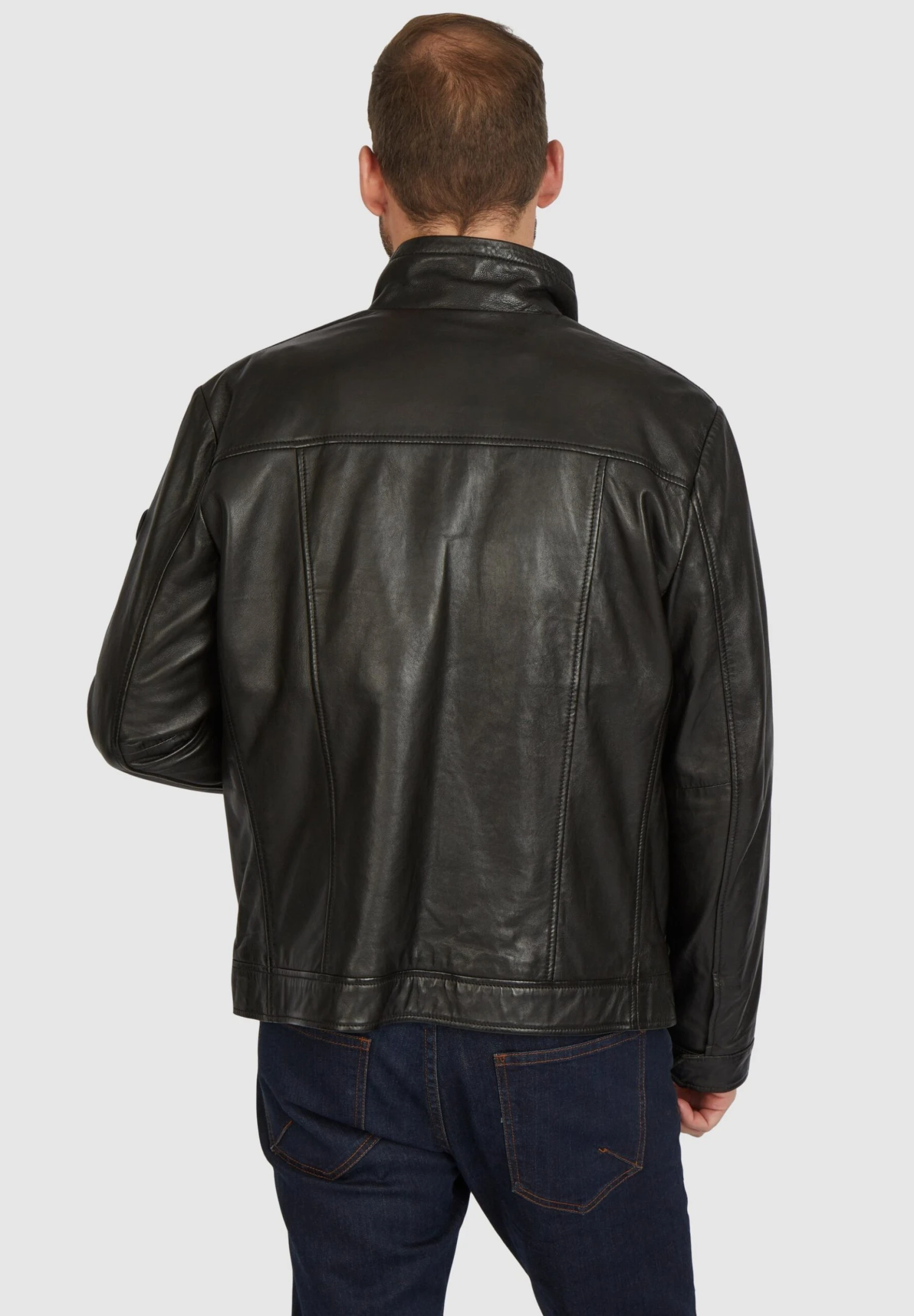 Bugatti Matti - Leren Jas - Schwarz 5 Bugatti Matti - Leren Jas - Schwarz - Afbeelding 3