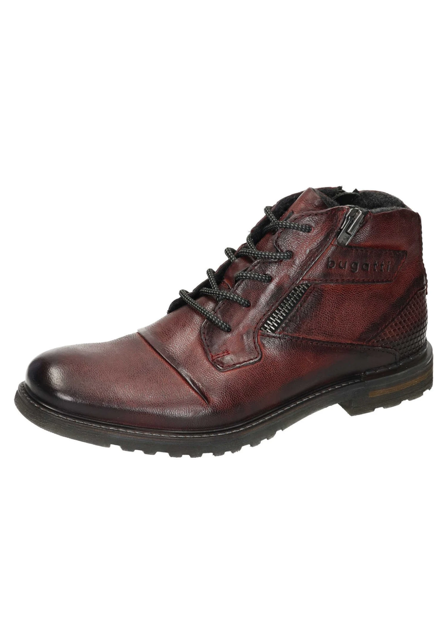 Bugatti Vittore - Veterboots - Dark Red 4 Bugatti Vittore - Veterboots - Dark Red - Afbeelding 2