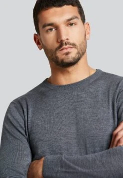 Bugatti Merino Wool - Trui - Dunkelgrau 8 Bugatti Merino Wool - Trui - Dunkelgrau -Bugatti Winkel 8ee8b35db1ff40228a26da2d4566f0b0