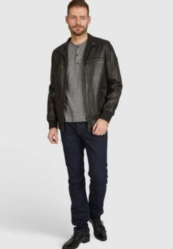 Bugatti Leonardo - Leren Jas - Schwarz -Bugatti Winkel 8fb5be9ae3cc43079452941d1cc380b1