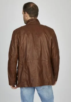 Bugatti Mit Abdeckleiste Und Stehkragen - Leren Jas - Cognac 10 Bugatti Mit Abdeckleiste Und Stehkragen - Leren Jas - Cognac -Bugatti Winkel 8fd1243a6e774922aefc678123d03c65