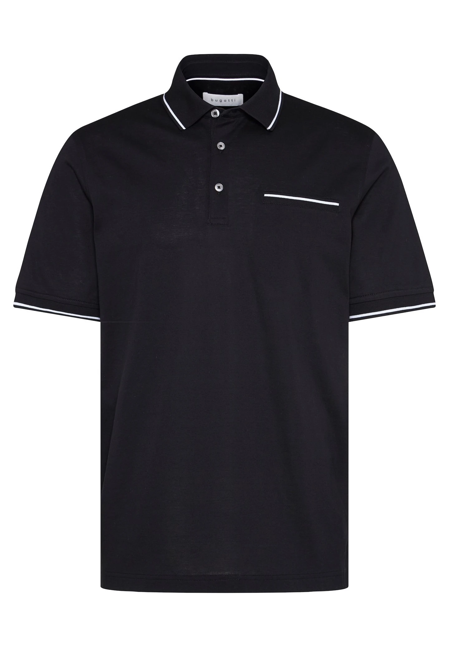 Bugatti 1/2 Arm - Poloshirt - Black 6 Bugatti 1/2 Arm - Poloshirt - Black - Afbeelding 4