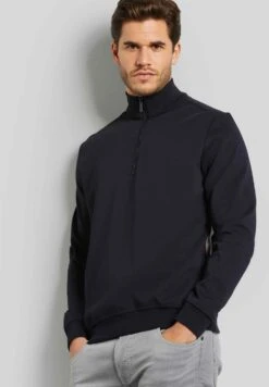 Bugatti Half-Zip - Sweater - Schwarz