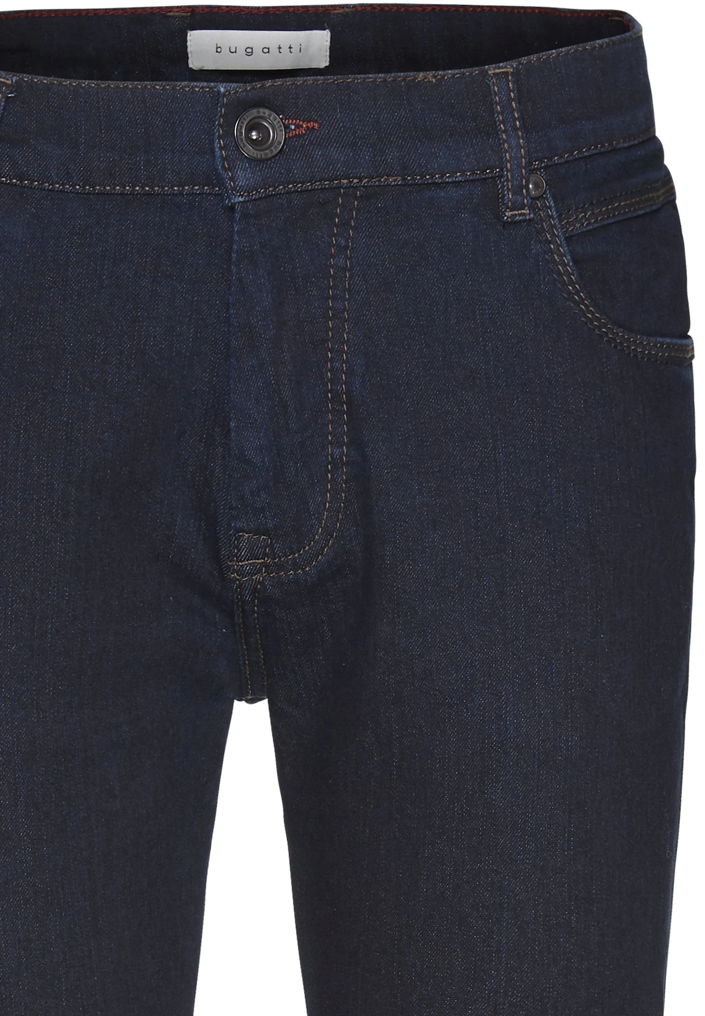 Bugatti Straight Leg Jeans - Blau Raw Denim 7 Bugatti Straight Leg Jeans - Blau Raw Denim - Afbeelding 5