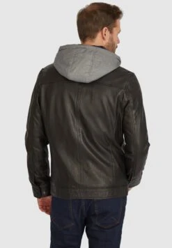 Bugatti Aurelino - Leren Jas - Schwarz -Bugatti Winkel a7a9f206faeb4b4da897a01bf42f7768