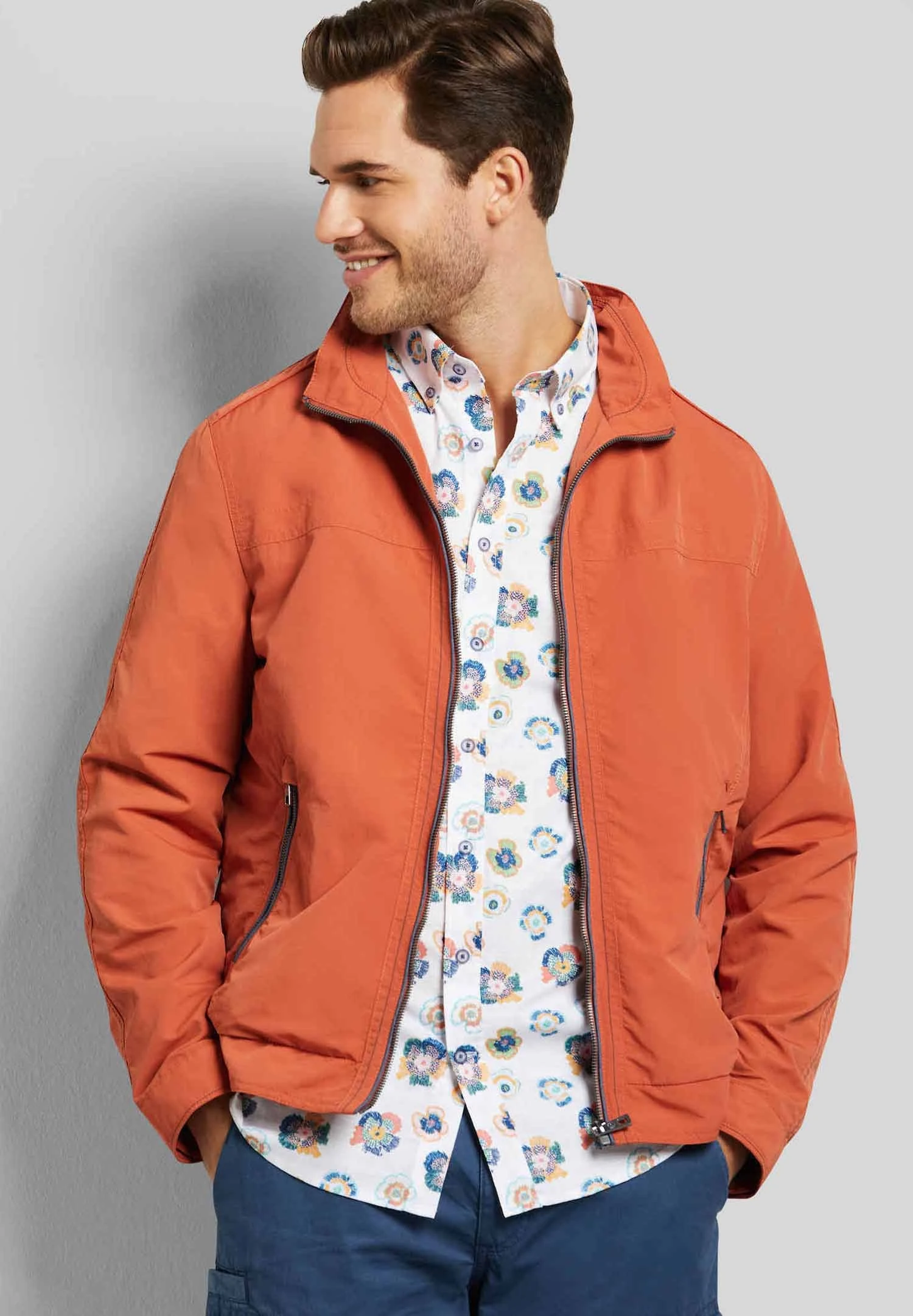 Bugatti Water-Repellent - Outdoorjas - Rost 3 Bugatti Water-Repellent - Outdoorjas - Rost