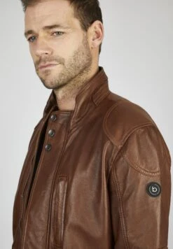 Bugatti Mit Abdeckleiste Und Stehkragen - Leren Jas - Cognac 11 Bugatti Mit Abdeckleiste Und Stehkragen - Leren Jas - Cognac -Bugatti Winkel ab15025d6f224c228ee457e0cd5ec2e3