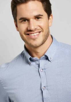 Bugatti Modern Fit - Overhemd - Marine -Bugatti Winkel b0f070a4ad064b78ade654a0492143e1