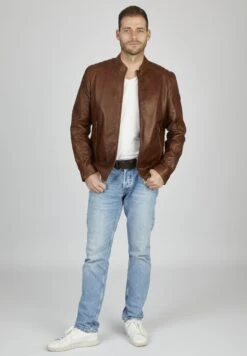 Bugatti Leren Jas - Cognac -Bugatti Winkel b1ab54b2fb2c438399436571e28aae0f