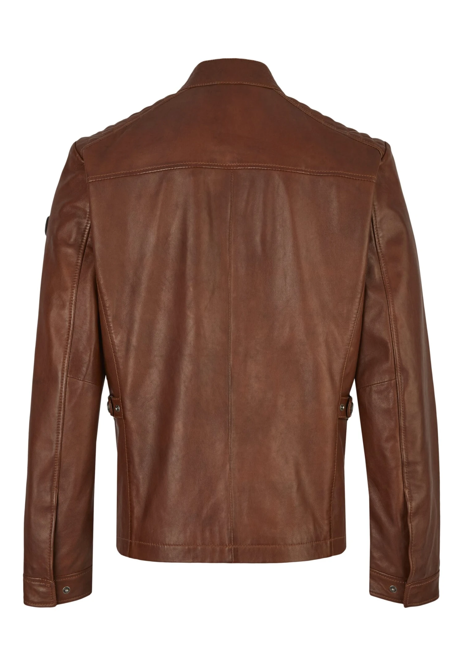 Bugatti Mit Druckknopfrieglen - Leren Jas - Cognac 8 Bugatti Mit Druckknopfrieglen - Leren Jas - Cognac - Afbeelding 6