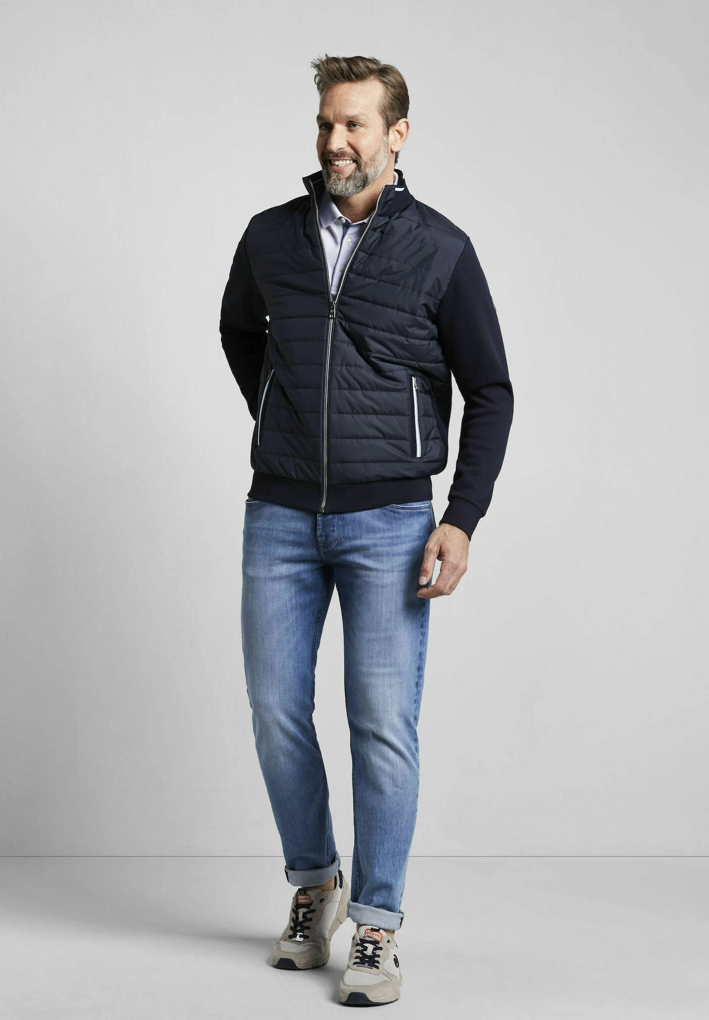 Bugatti Winterjas - Marine 4 Bugatti Winterjas - Marine - Afbeelding 2