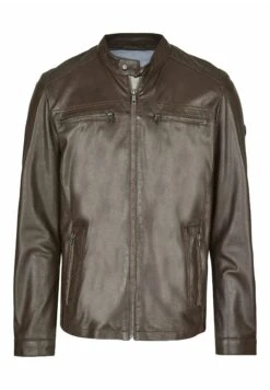 Bugatti Mit Druckknopfrieglen - Leren Jas - Dunkelbraun 11 Bugatti Mit Druckknopfrieglen - Leren Jas - Dunkelbraun -Bugatti Winkel b78caf0052534fdd9a1233b043fd1c75