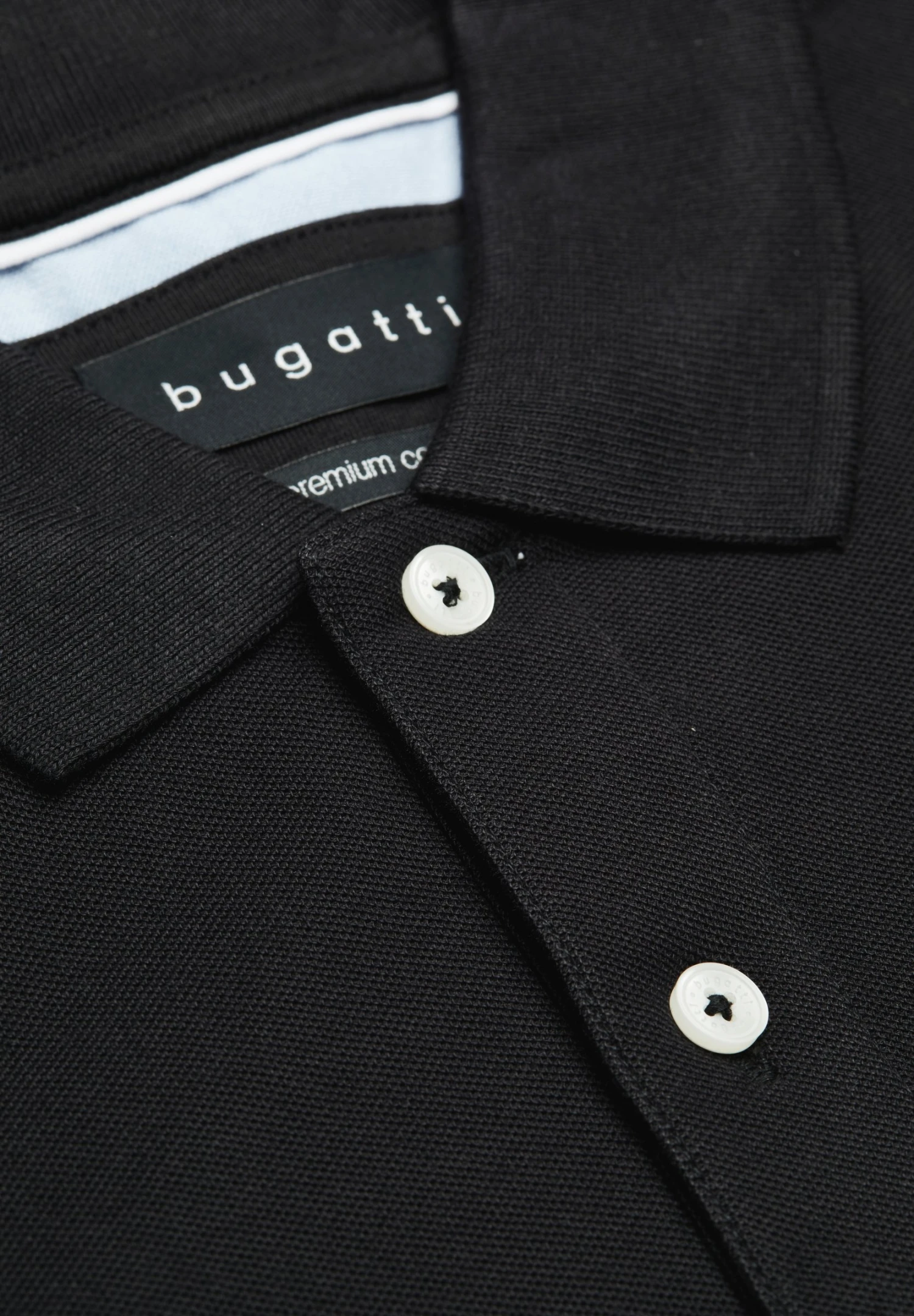 Bugatti Modern Fit - Poloshirt - Schwarz 8 Bugatti Modern Fit - Poloshirt - Schwarz - Afbeelding 6